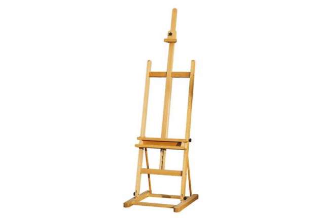Immagine di Cavalletto Studio - legno di  faggio - altezza tela max 140 cm - 47 x 57 x 185 cm - DOM