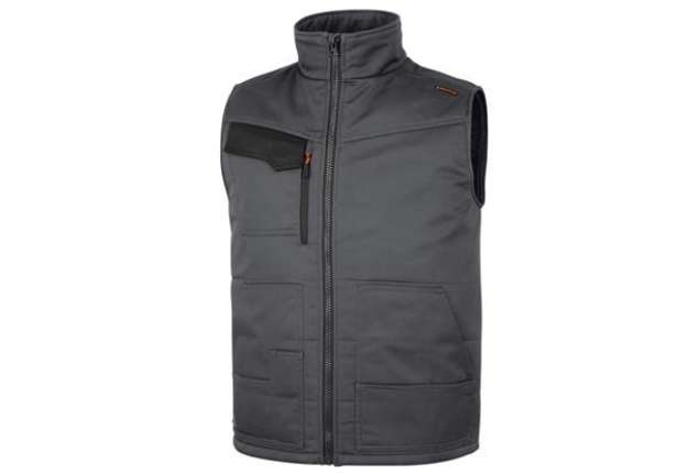 Immagine di Gilet Stockton3 - multitasche - taglia M - grigio/arancio - Deltaplus