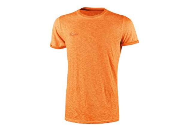 Immagine di Magliette a maniche corte - taglia L - fluo arancione - U-Power - conf.3 pezzi