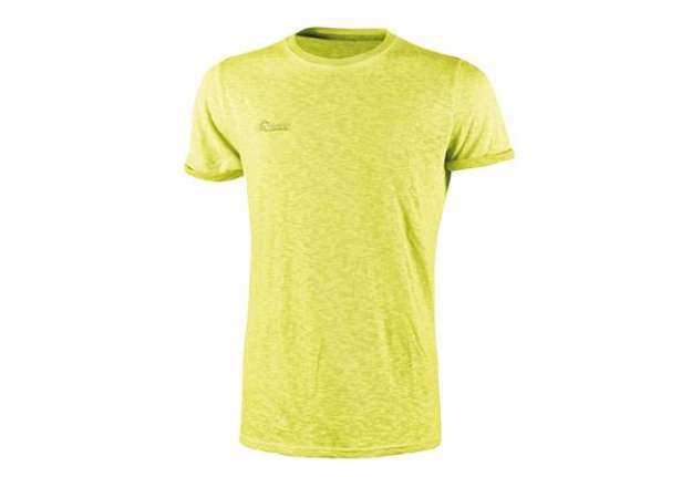 Immagine di Magliette a maniche corte - taglia L - fluo giallo - U-Power - conf.3 pezzi