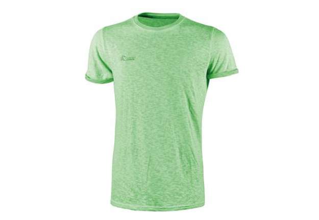 Immagine di Magliette a maniche corte - taglia L - fluo verde - U-Power - conf. 3 pezzi
