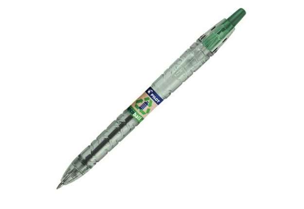 Immagine di Penna a sfera scatto B2P Ecoball BeGreen - punta 1.0 mm - verde - Pilot