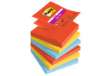 Immagine di Blocco Post-it Super Sticky Z Notes - R330-6SS-PLAY - 76 x 76 mm - colori Playful - 90 fogli - Post-