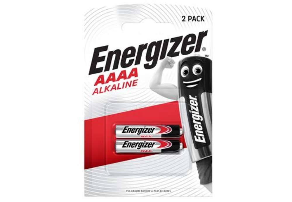 Immagine di Pila AAAA - 1,5V - LR61 - Max - Energizer - blister 2 pezzi