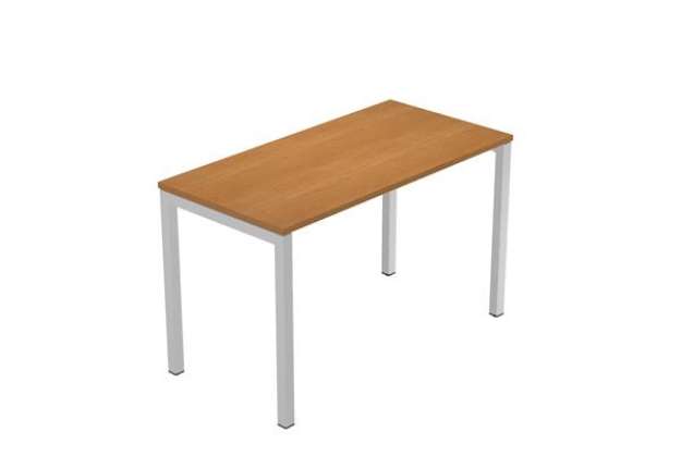 Immagine di Scrivania Easy Plus - per smartworking - 120 x 60 x 72,5 cm - noce chiaro