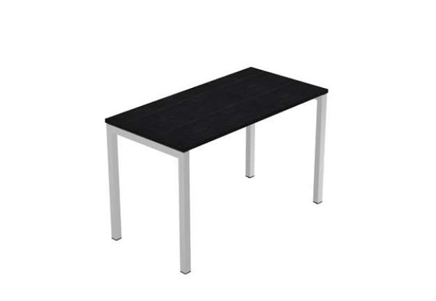Immagine di Scrivania Easy Plus - per smartworking - 120 x 60 x 72,5 cm - nero venato frassino
