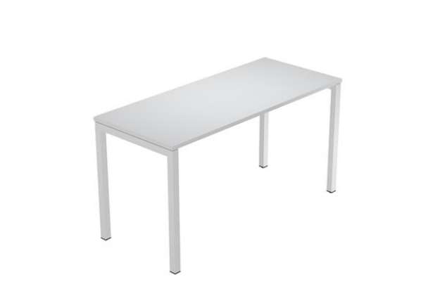 Immagine di Scrivania Easy Plus - per smartworking - 140 x 60 x 72,5 cm - grigio