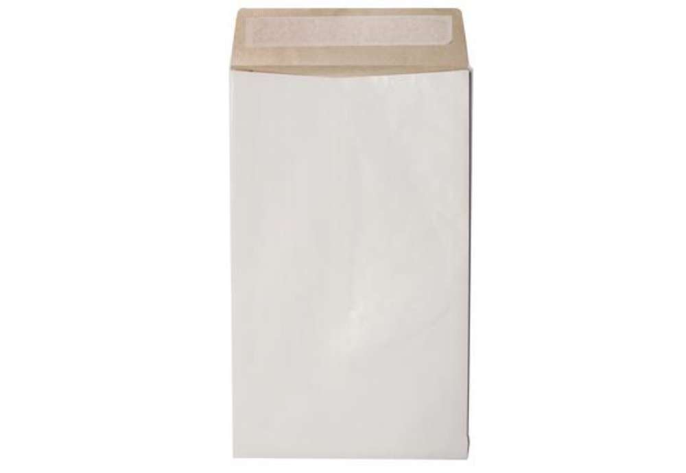 Immagine di Sacchetto Secursac - antistrappo - B5 - 19 x 26  x 4 cm - 130 gr - bianco - Blasetti - conf. 100 pez