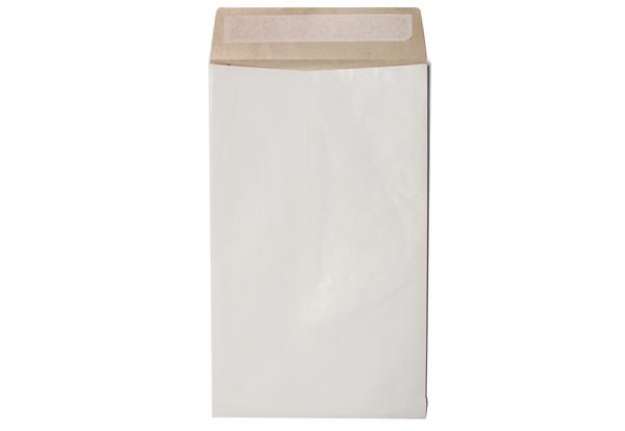 Immagine di Sacchetto Secursac - antistrappo - B5 - 19 x 26  x 4 cm - 130 gr - bianco - Blasetti - conf. 100 pez