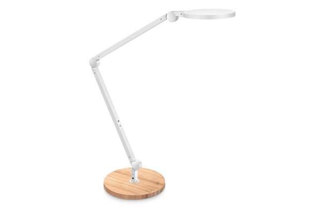 Immagine di Lampada Giant - a led - con base in legno - bianco - Cep