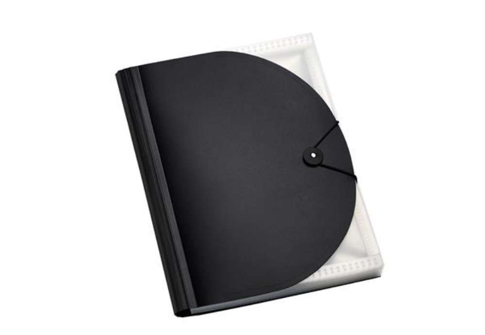 Immagine di Portadocumenti a soffietto Plastidea - 13 tasche - A4 - PP - nero - Iternet