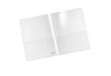 Immagine di Cartella con doppia tasca Plastidea - A4 - PP - trasparente - Iternet - conf. 5 pezzi