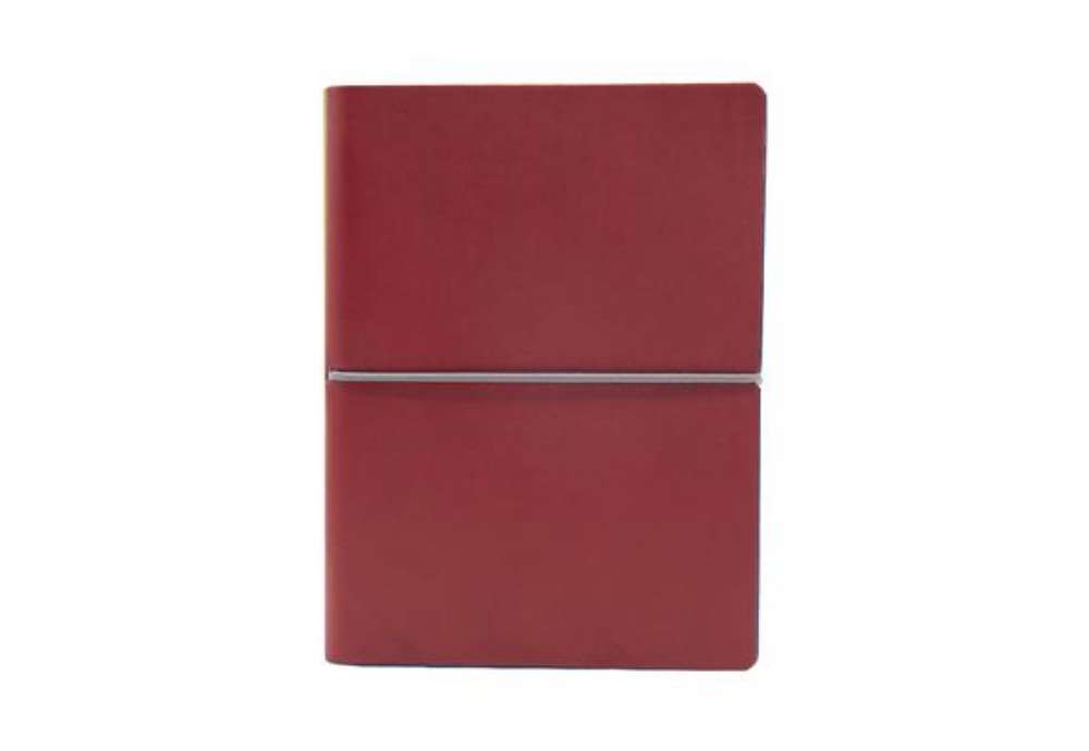 Immagine di Taccuino Evo Ciak - 15 x 21 cm - fogli bianchi - copertina rosso - In Tempo