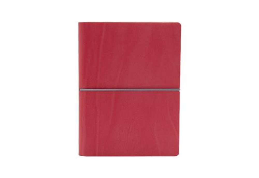 Immagine di Taccuino Evo Ciak - 15 x 21 cm - fogli a righe - copertina rosso corallo - In Tempo