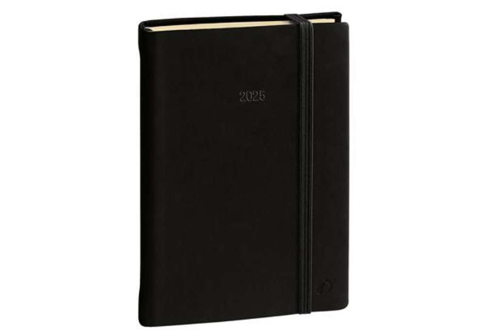 Immagine di Agenda giornaliera Daily Pocket Prestige Silk 2027 - 8,5 x 13 cm - nero - Quo Vadis