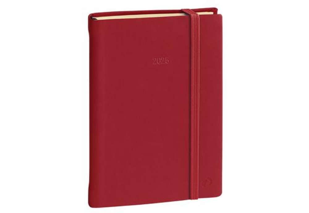 Immagine di Agenda giornaliera Daily Pocket Prestige Silk 2026 - 8,5 x 13 cm - bordeaux - Quo Vadis