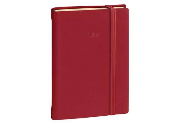 Immagine di Agenda giornaliera Daily Pocket Prestige Silk 2025 - 8,5 x 13 cm - bordeaux - Quo Vadis