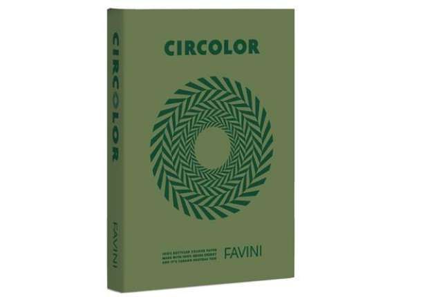 Immagine di Carta Circolor - A4 - 80 gr - verde - Favini - conf. 500 fogli