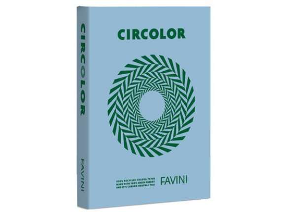 Immagine di Carta Circolor - A4 - 80 gr - azzurro - Favini - conf. 500 fogli