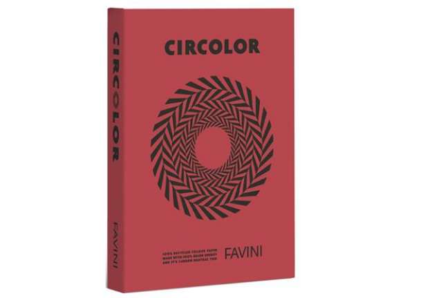 Immagine di Carta Circolor - A4 - 80 gr - rosso - Favini - conf. 500 fogli