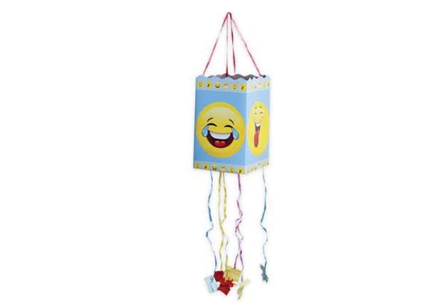 Immagine di Pignatta Emoticons - 20 x 33 x 20 cm - cartone colorato - Big Party