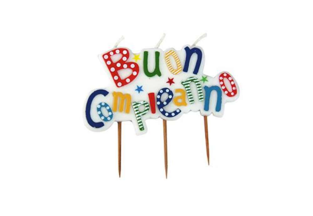 Immagine di Candelina picks - Buon Compleanno - multicolor - Big Party