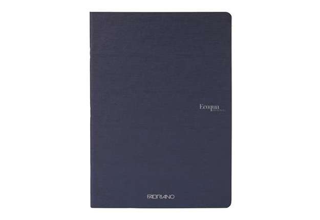 Immagine di Maxiquaderno Ecoqua Original PM - A4 - 90 gr - 5 mm - 40 fogli - blu scuro - Fabriano