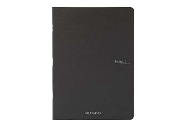 Immagine di Maxiquaderno Ecoqua Original PM - A4 - 90 gr - 5 mm - 40 fogli - nero - Fabriano