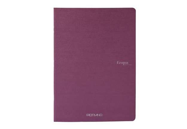 Immagine di Maxiquaderno Ecoqua original PM - A4 - 90 gr - 5mm - 40 fogli - vino - Fabriano