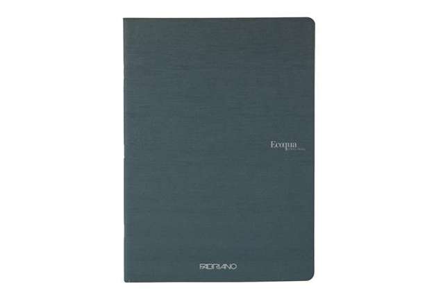 Immagine di Maxiquaderno Ecoqua original PM - A4 - 90 gr - 1 rigo - 40 fogli - antarcite - Fabriano