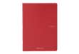 Immagine di Maxiquaderno Ecoqua original PM - A4  - 1 rigo - 40 fogli - rosso scuro - 90gr - Fabriano