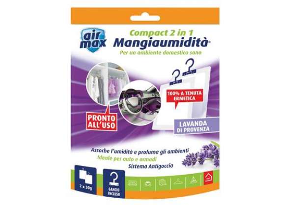 Immagine di Mangiaumidità appendibile compact 2 in1 - lavanda di provenza - 50 gr - Air Max