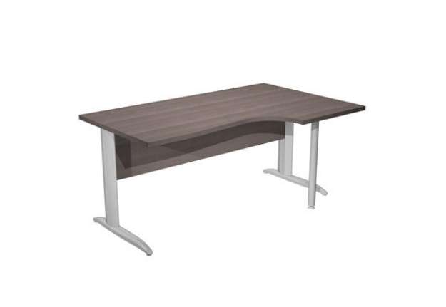 Immagine di Scrivania Compact Destro - 160 x 60/80/100 cm - piano frassino toscano