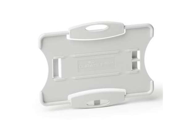 Immagine di Portabadge Eco - per 1 tessera - 54 x 87 mm - grigio - Durable - conf. 10 pezzi