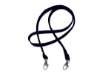 Immagine di Cordoncino Pass M - raso - lunghezza 85 cm - nero - Sei Rota - conf. 50 pezzi