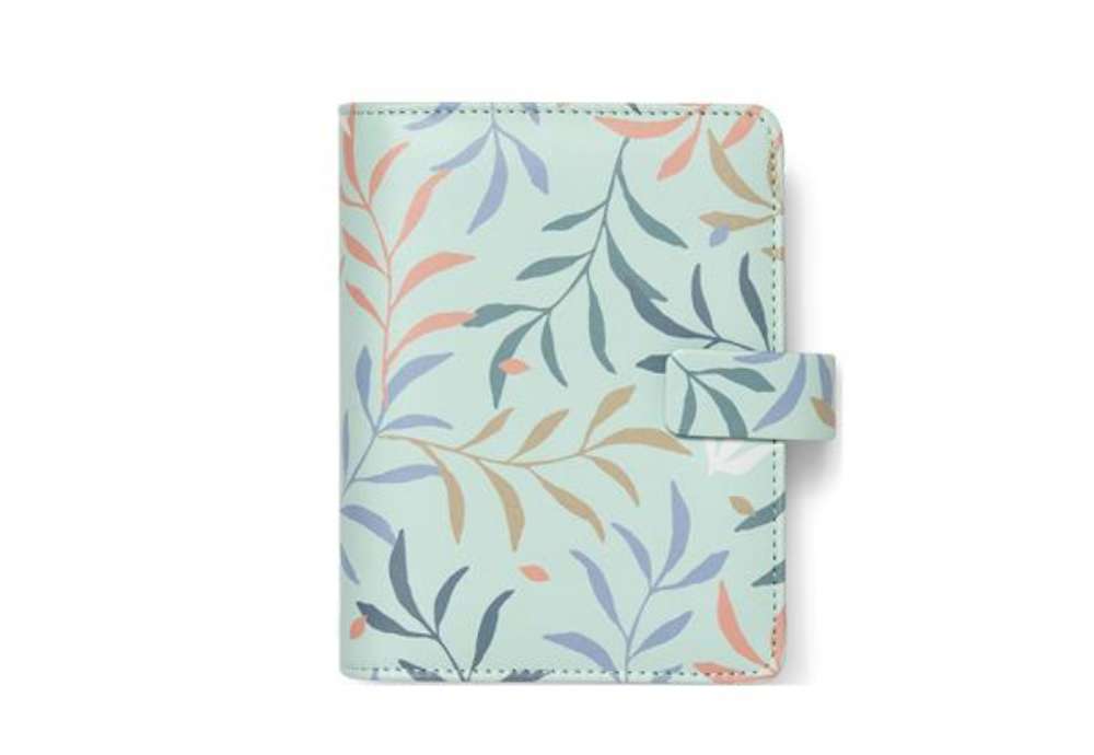 Immagine di Organiser Botanical - f.to Pocket 146 x 128 x 36 mm - con cinturino - menta - Filofax