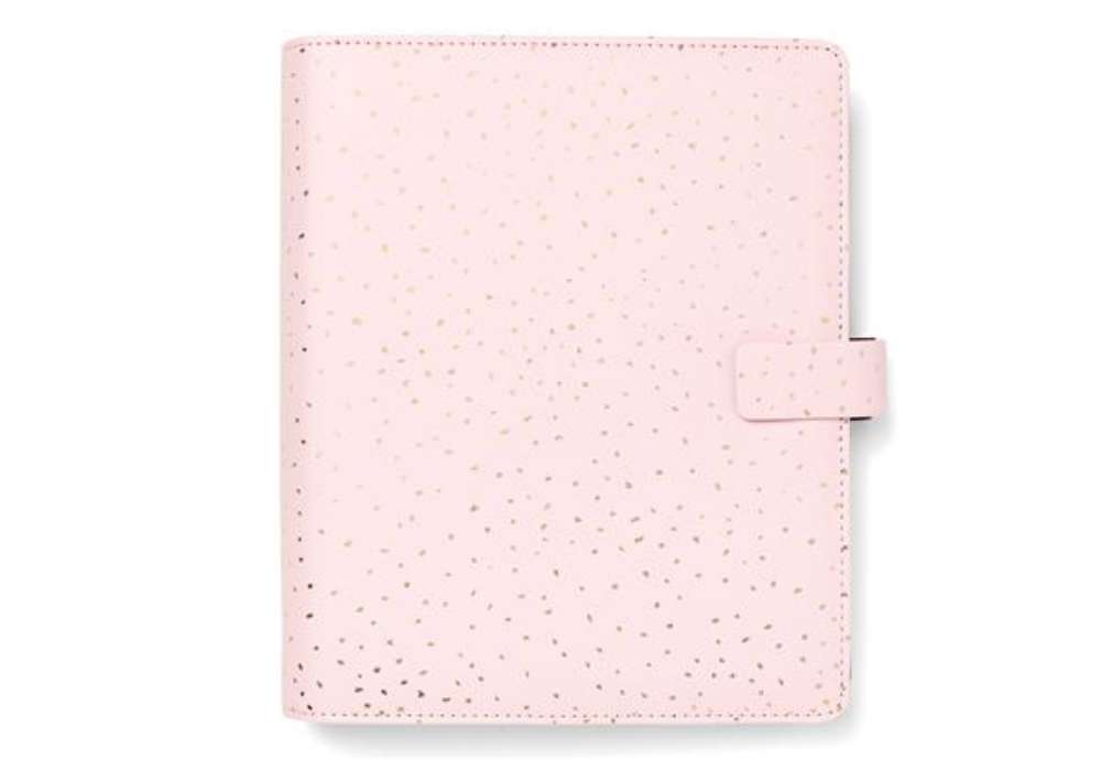 Immagine di Organiser Confetti - f.to A5 - 233 x 217 x 46 mm - con cinturino - rosa - Filofax