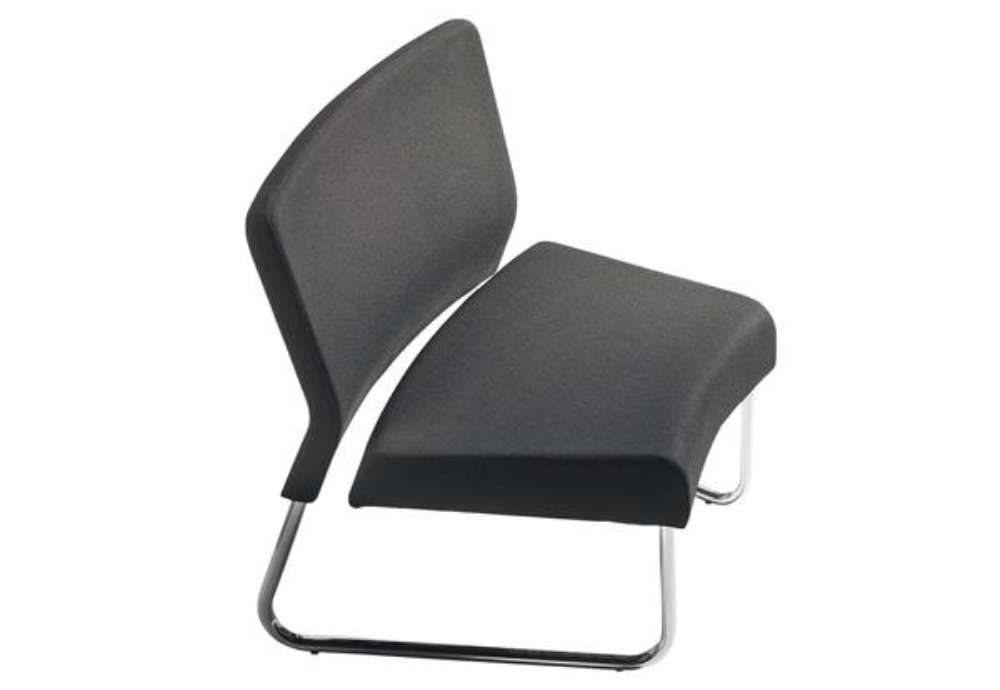 Immagine di Modulo curva interna - divanetto Slastic SLS - senza braccioli - nero - Unisit