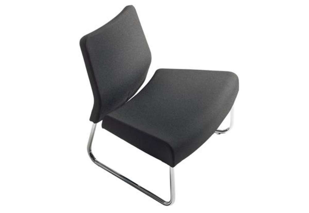 Immagine di Modulo curva esterna - divanetto Slastic SLL - senza braccioli - nero - Unisit