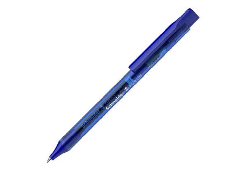 Immagine di Penna gel Fave a scatto - punta 0.7 mm - blu - Schneider