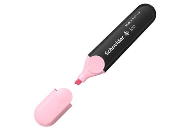 Immagine di Evidenziatore Job - PPL - punta 1,5 mm - rosa pastello - Schneider