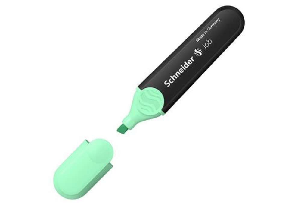 Immagine di Evidenziatore Job - PPL - punta 1,5 mm - verde pastello - Schneider