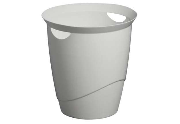 Immagine di Cestino gettacarta Eco - altezza 33 cm - diametro 31,5 cm - grigio - Durable