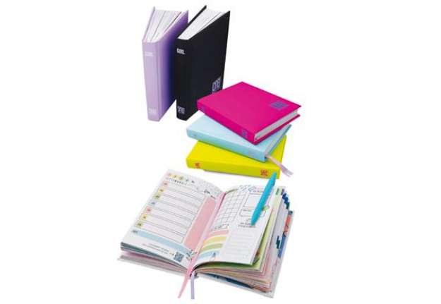 Immagine di Diario femminile - 12 mesi - copertina soft touch - colori assortiti - Blasetti