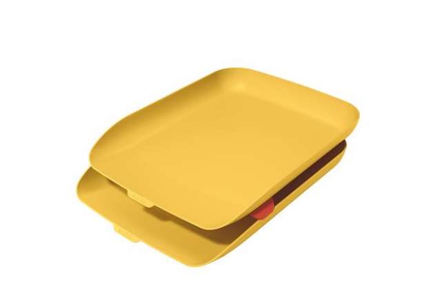 Immagine di Kit doppia vaschetta portacorrispondenza Cosy - giallo - Leitz