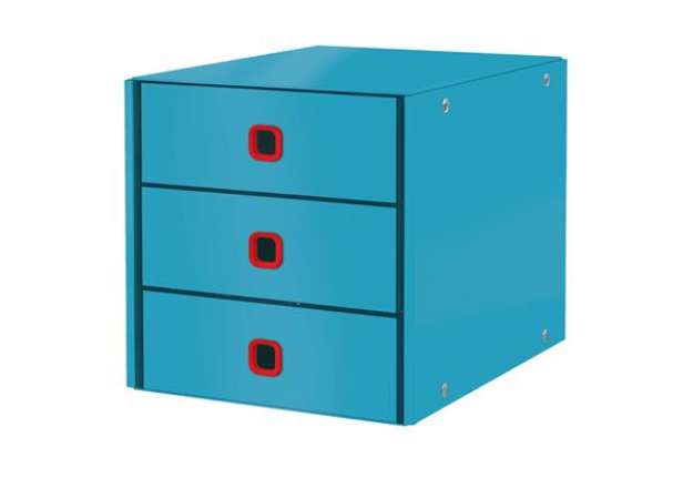 Immagine di Cassettiera Click&Store Cosy - 3 cassetti - blu - Leitz