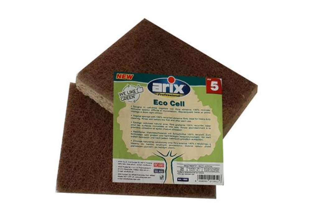 Immagine di Spugna Eco Cell - abrasiva - Arix - conf. 5 pezzi