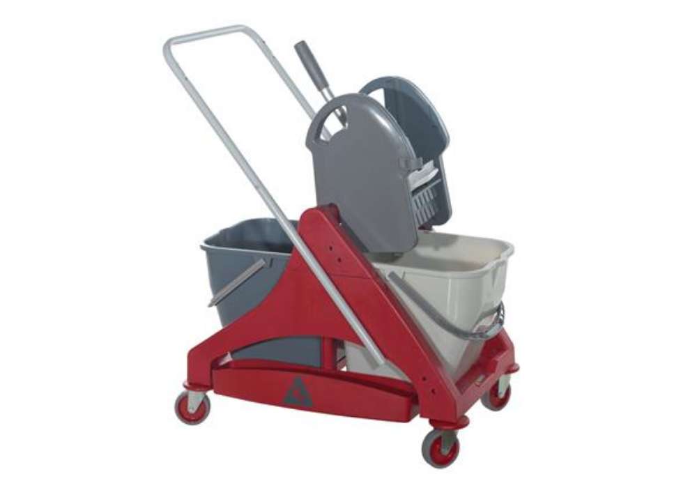 Immagine di Carrello per pulizie Duo Qo-kart ClassicoTre 30 - 30 L - 42 x 81 x 93cm - Taxon