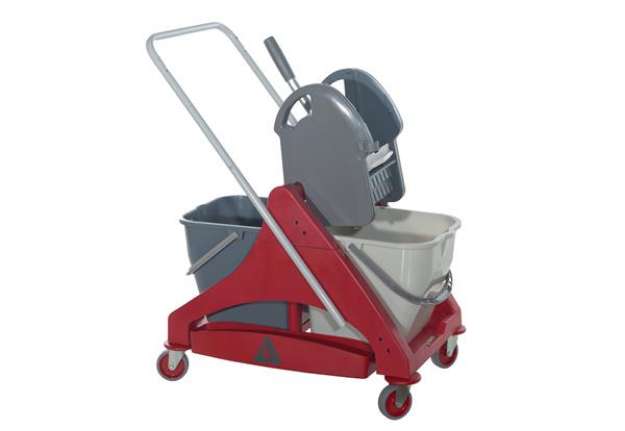 Immagine di Carrello per pulizie Duo Qo-kart ClassicoTre 30 - 30 L - 42 x 81 x 93cm - Taxon