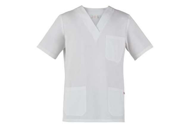Immagine di Casacca Jason - unisex - manica corta - taglia L - bianco - Giblor's